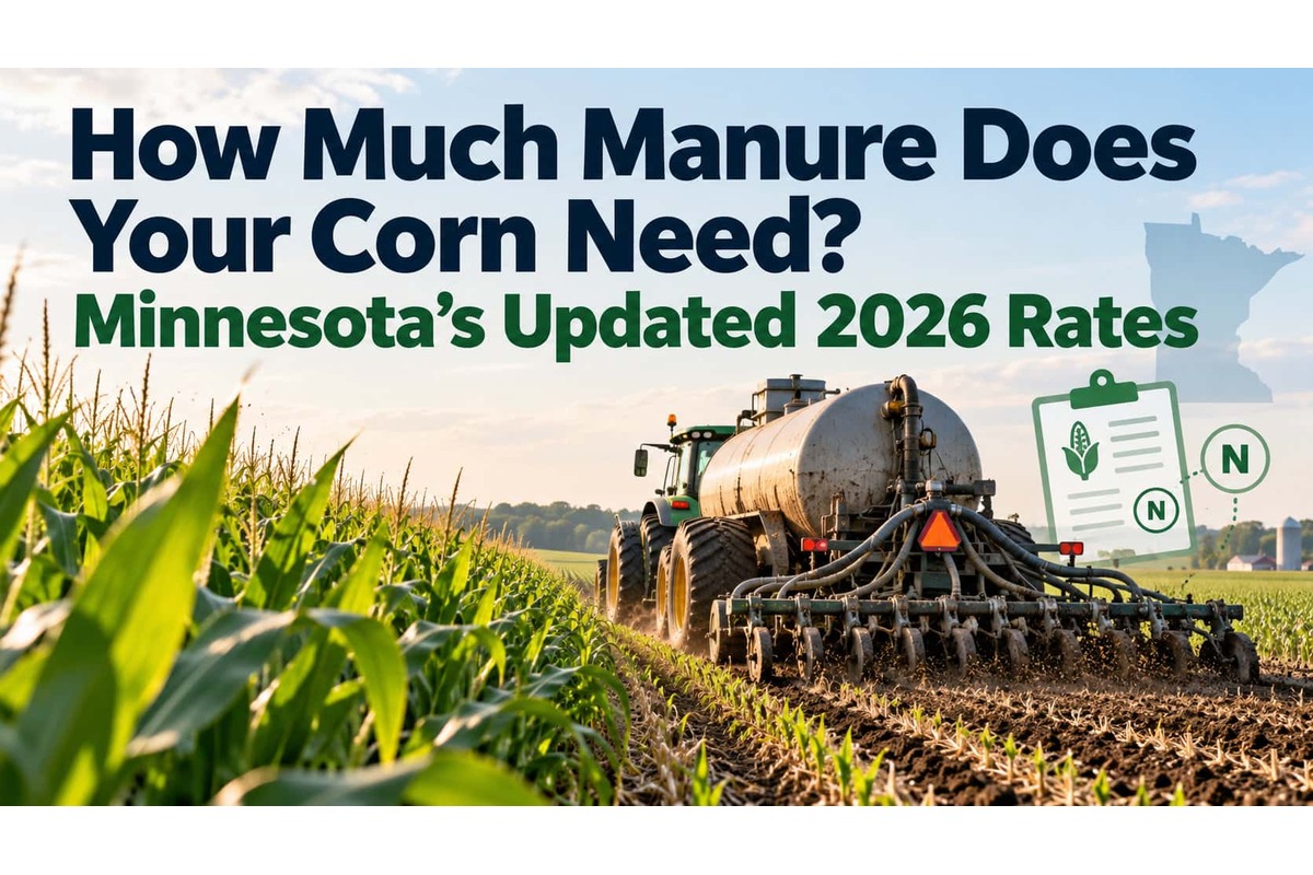 How Much Manure Does Your Corn Need? Minnesota's Updated 2026 Rates